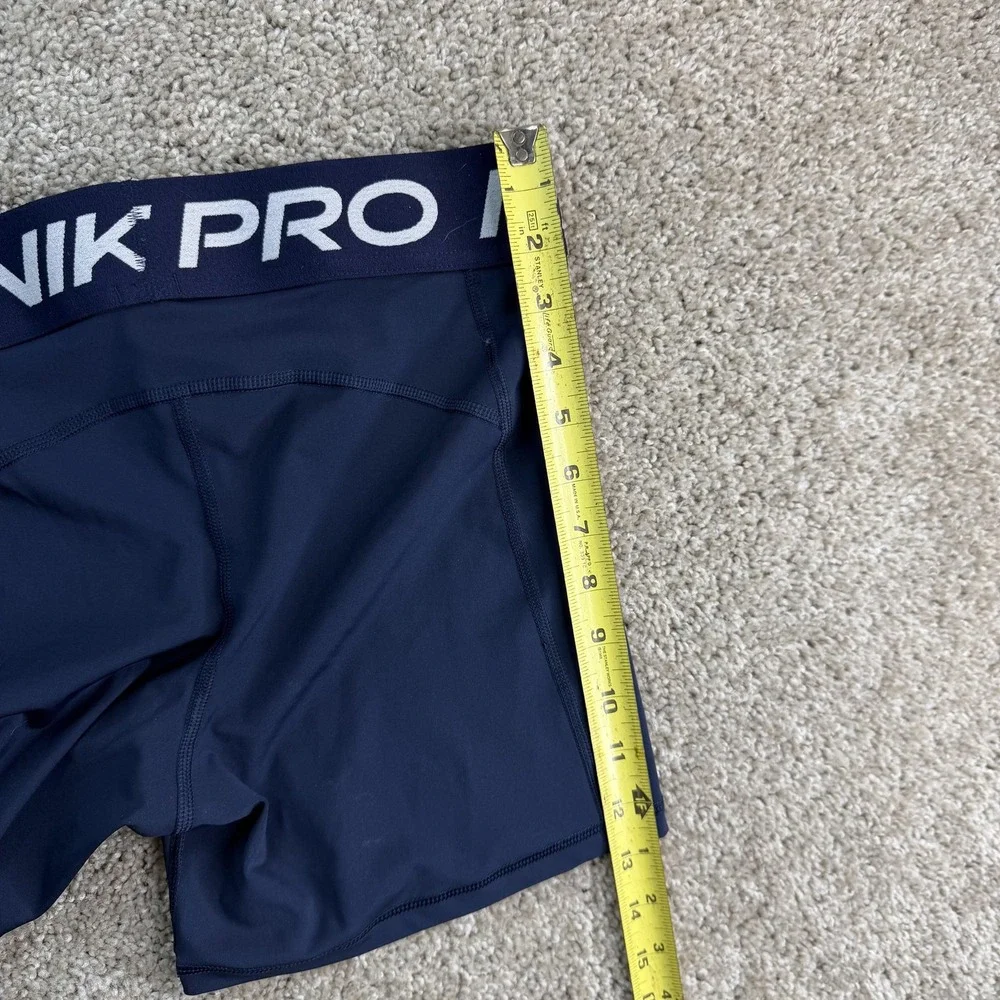 Nike Pro Shorts Womens Medium Blue Compression Dri-FIT 5